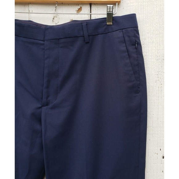 Bonobos Italian Performance Suit Pant Bright Navy Sz 38 Slim Fit UNF - Picture 12 of 16